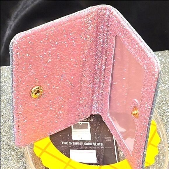 Bioworld Stitch Glitter Card Wallet w/Pineapple Ornament Case - Picture 3 of 7